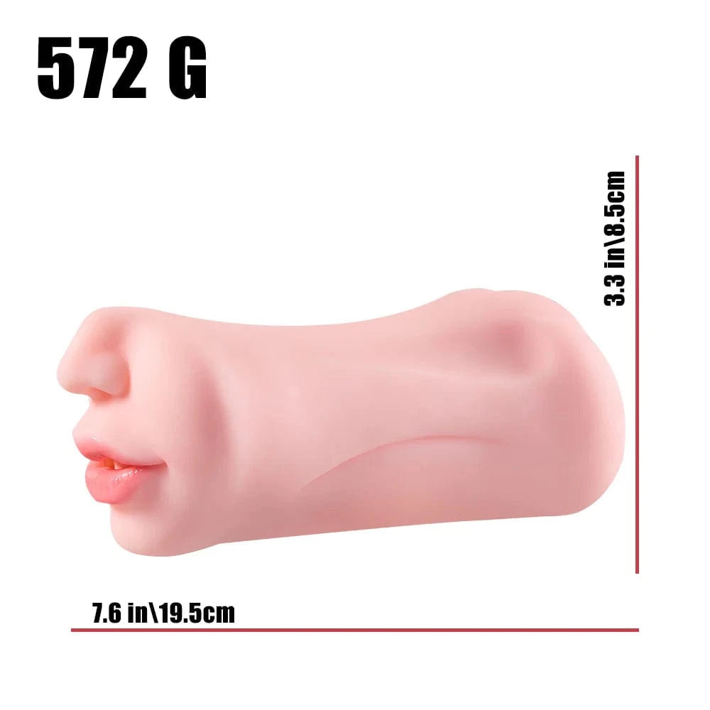 MRLSEXDOLL 貫通型オナホール フェラ・膣・アナル3穴挿入可 19.5cm 572g