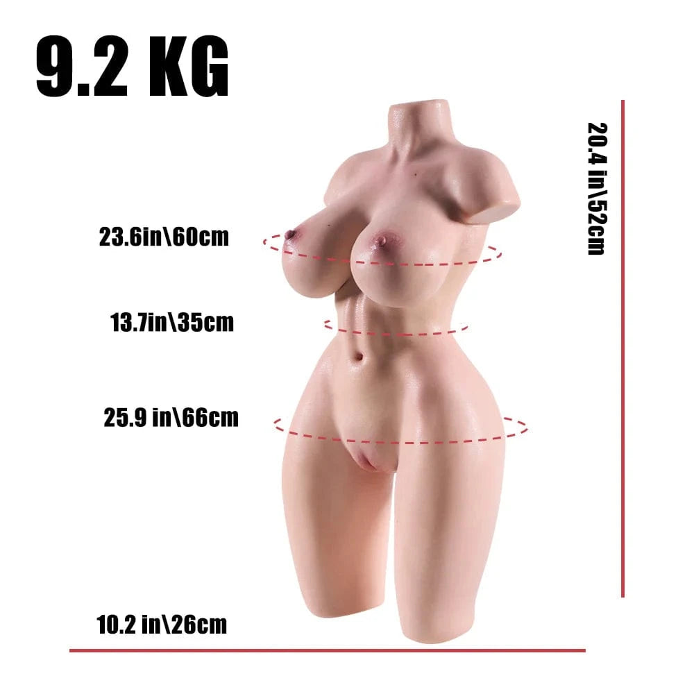 MRLSEXDOLL 美巨乳トルソー Alina アリナ シリコン 52cm 9.2kg