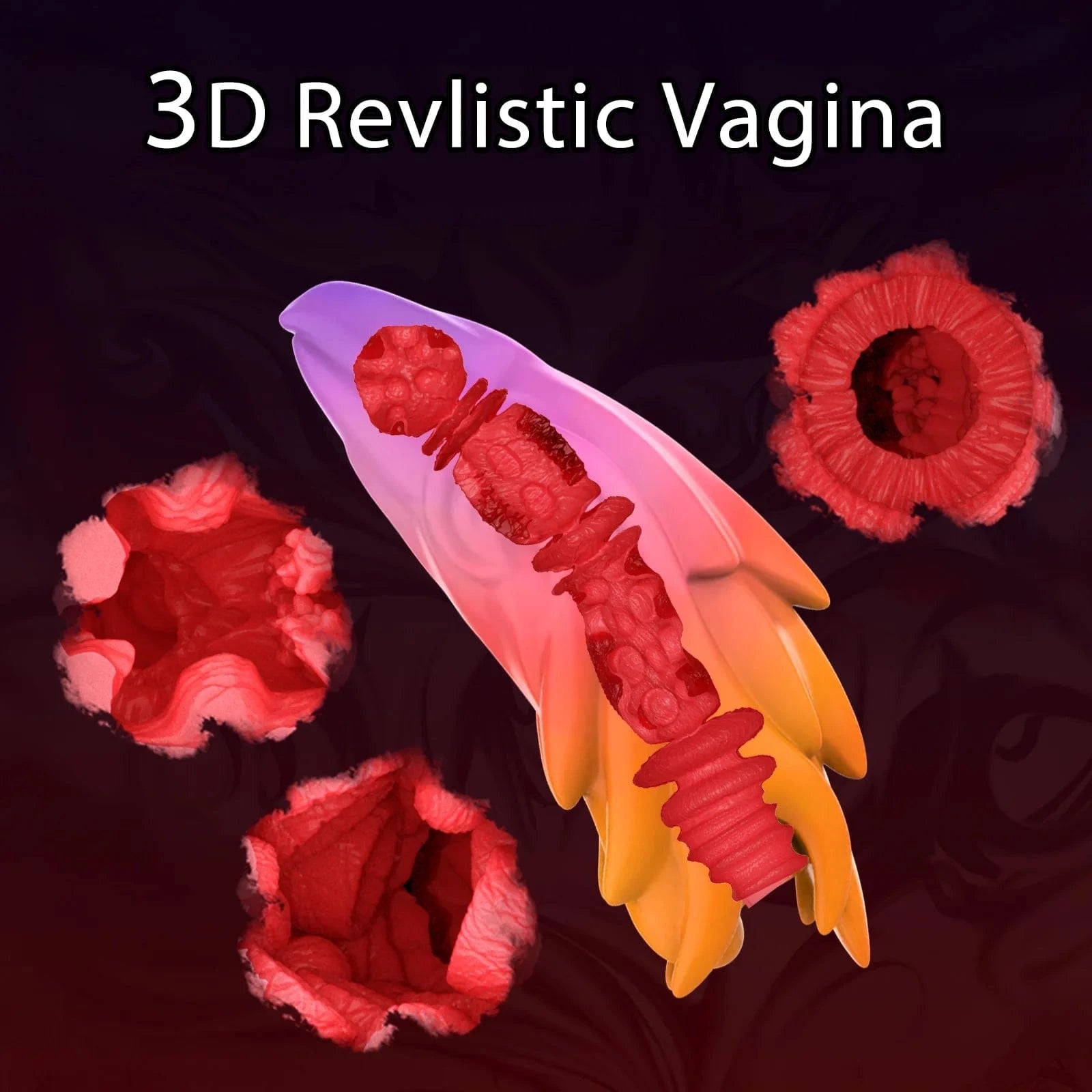 MRLSEXDOLL ファンタジーオナホール フラミンゴ 4色 シリコン