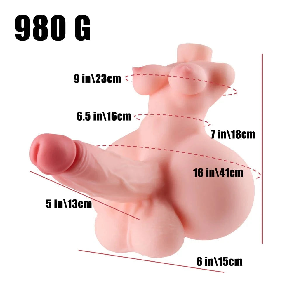 MRLSEXDOLL ふたなりミニトルソー Mini Tori ミニ トリ 18cm 980g