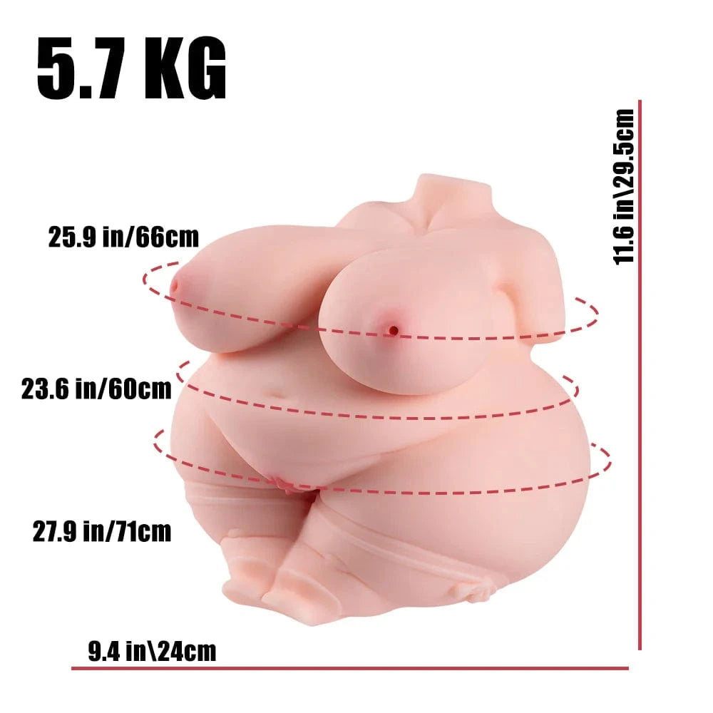 MRLSEXDOLL BBWトルソー Betty ベティ 乳首・膣・アナル4穴挿入可 29.5cm 5.7kg