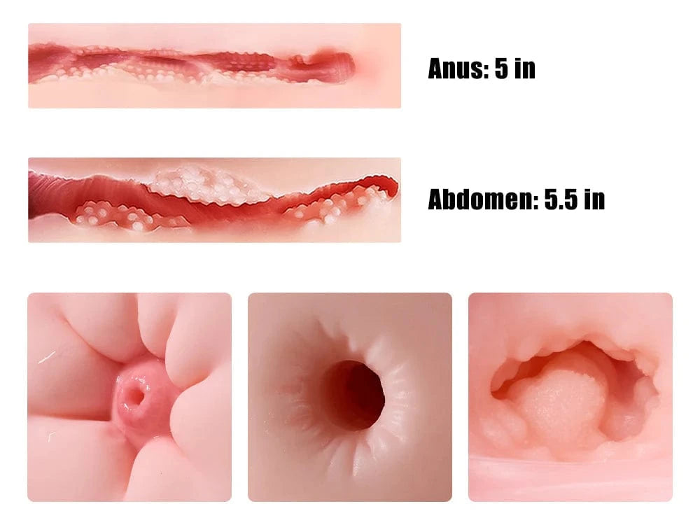 MRLSEXDOLL 肥満体オナホール Dilip ディリップ へそ・アナル2穴挿入可 BBW 20cm 3.0kg