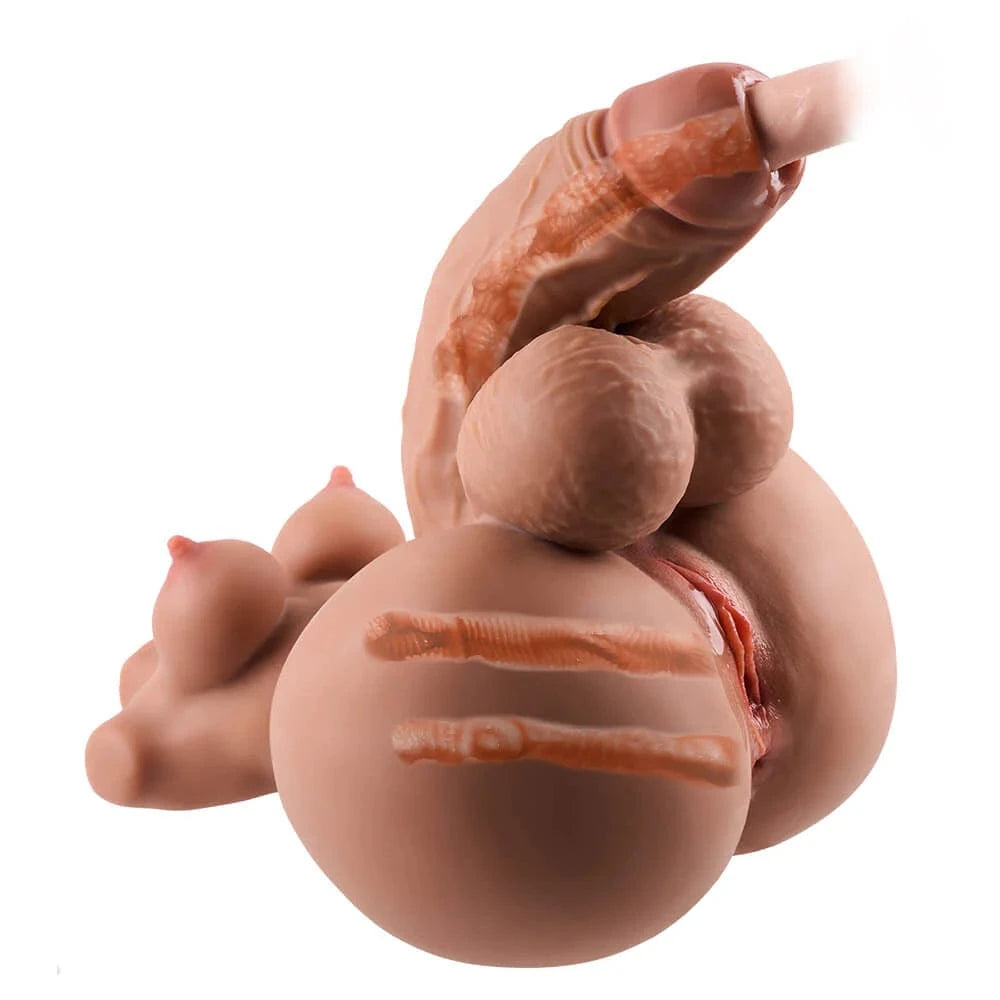 MRLSEXDOLL ふたなりトルソー Tori トリ Ver.2 ペニス・膣・アナル3穴挿入可 巨乳 褐色肌/肌色 選択可 36cm 6.8kg