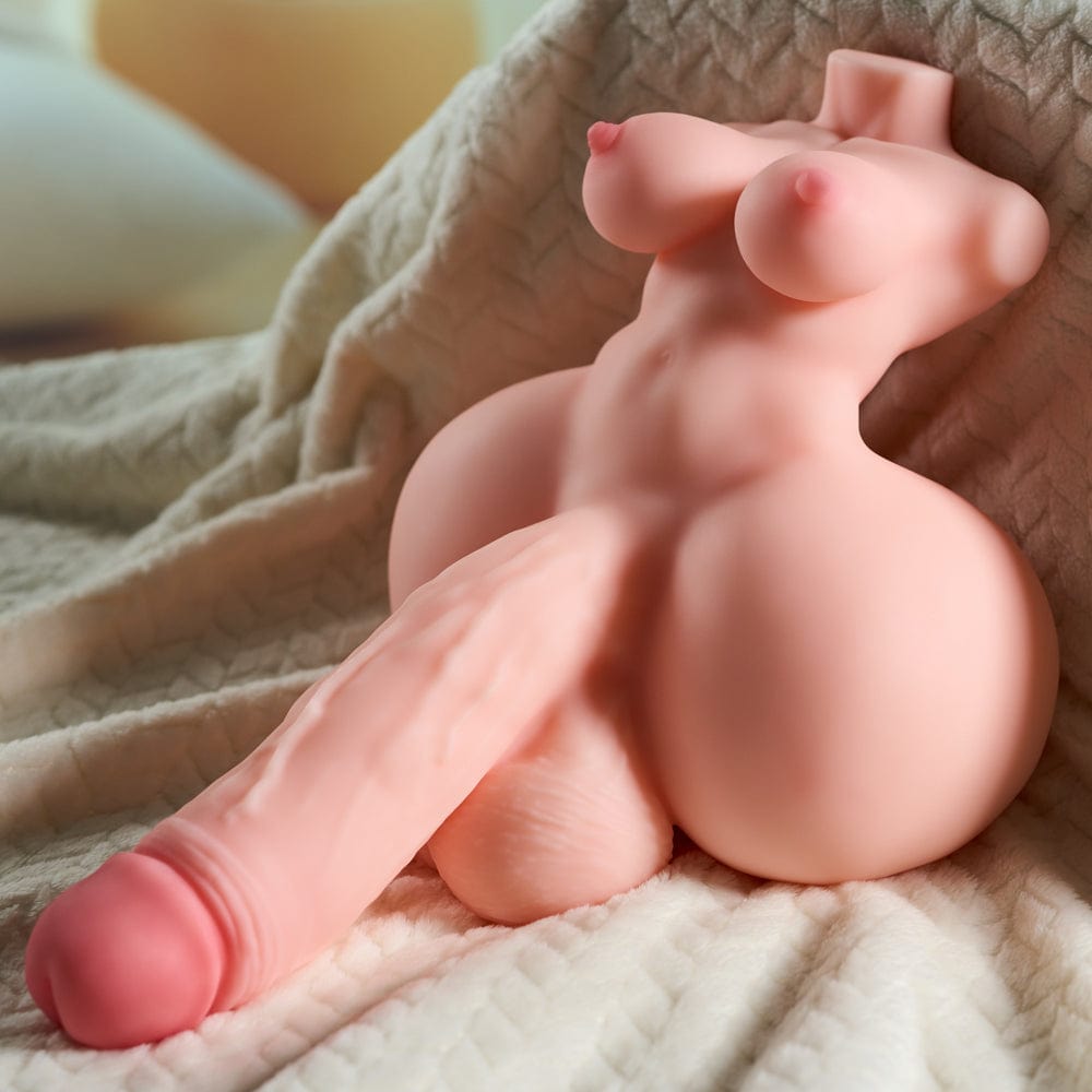 MRLSEXDOLL ふたなりトルソー Tori トリ Ver.2 ペニス・膣・アナル3穴挿入可 巨乳 褐色肌/肌色 選択可 36cm 6.8kg