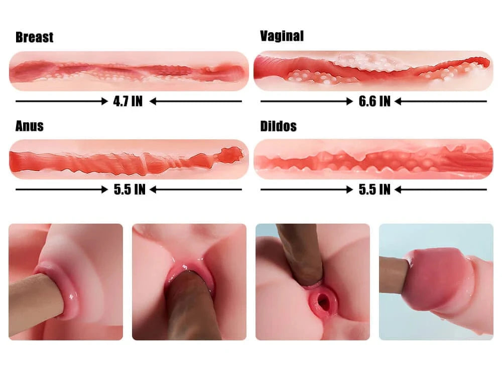 MRLSEXDOLL ふたなりトルソー Big Robin ビッグ ロビン ペニス・乳首・膣・アナル5穴挿入可 BBW 36cm 9.3kg