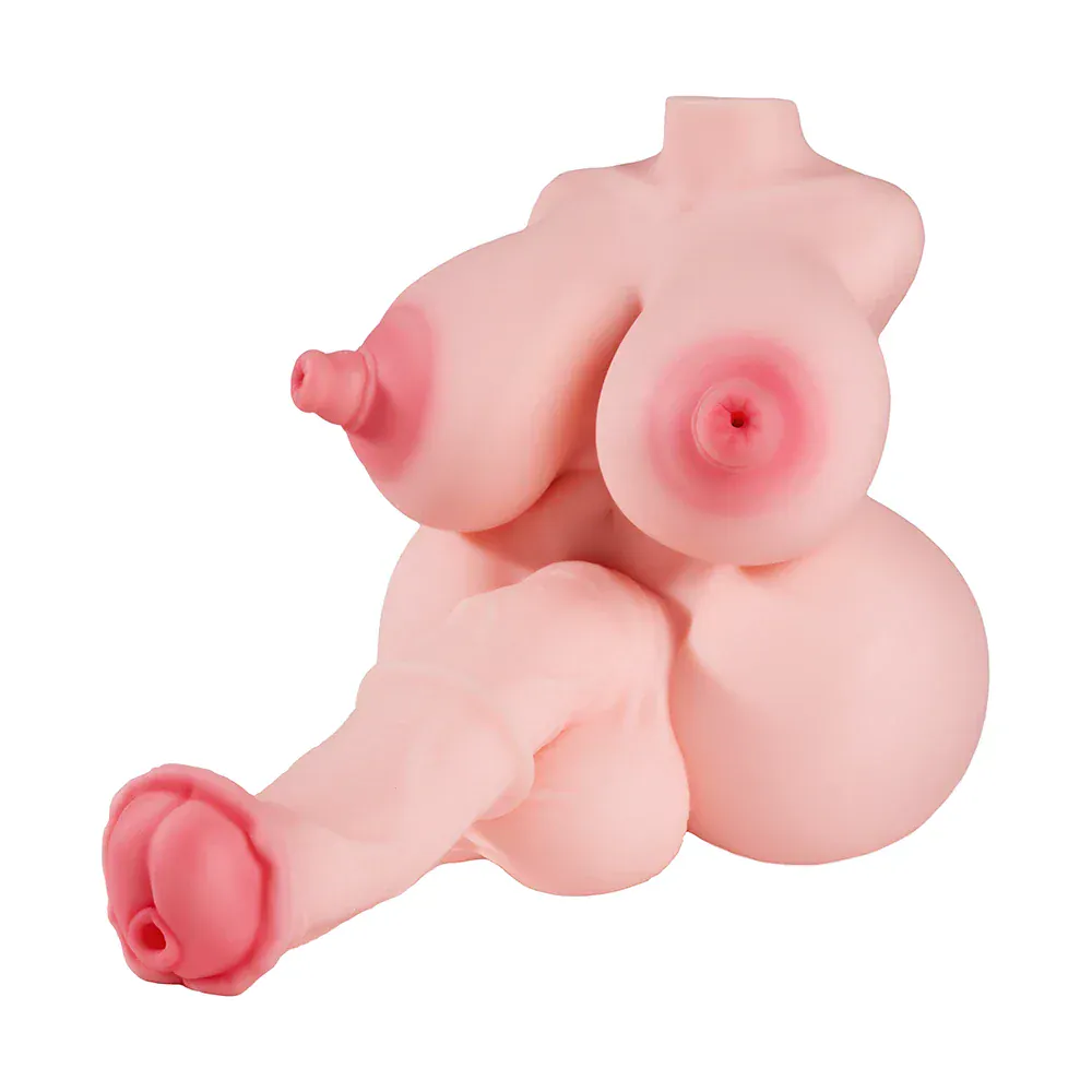 ふたなり トルソー モリー MRLSEXDOLL 爆乳 デカ乳首 馬ペニス 5穴挿入可能 膣 締まり 奥