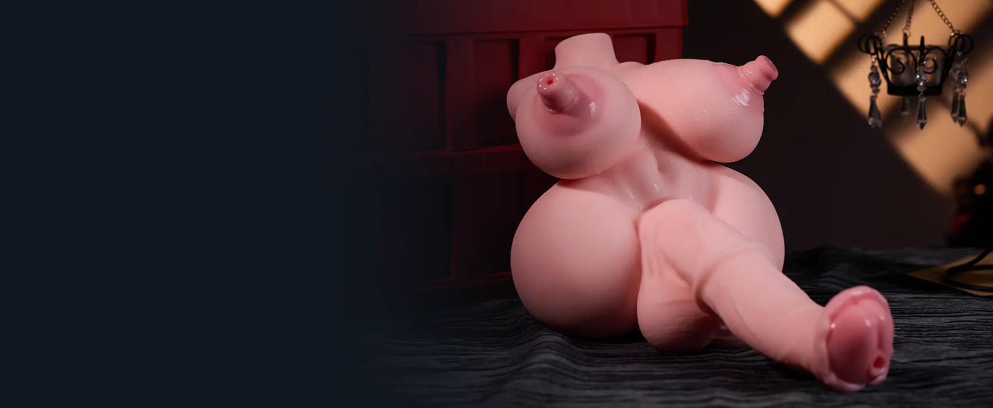 ふたなり トルソー モリー MRLSEXDOLL 爆乳 デカ乳首 馬ペニス 5穴挿入可能 波状 グリップ 快感