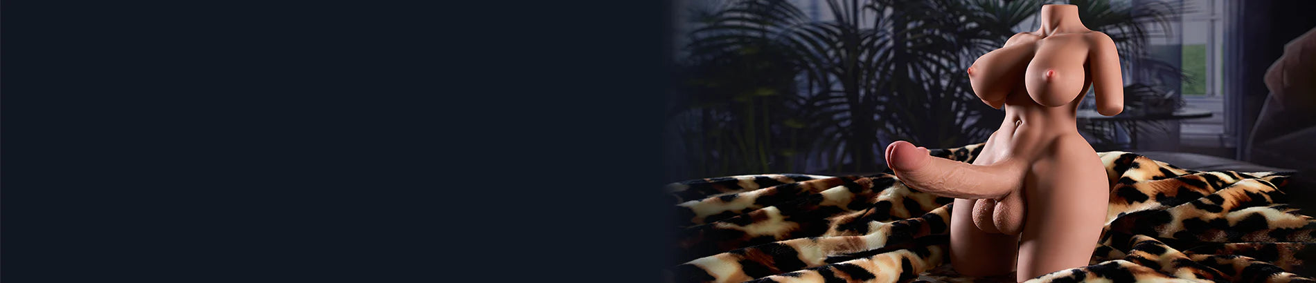 ふたなりトルソー Vale ヴァレ 褐色肌 37cm 4.25kg / BIG 50cm 9.6kg