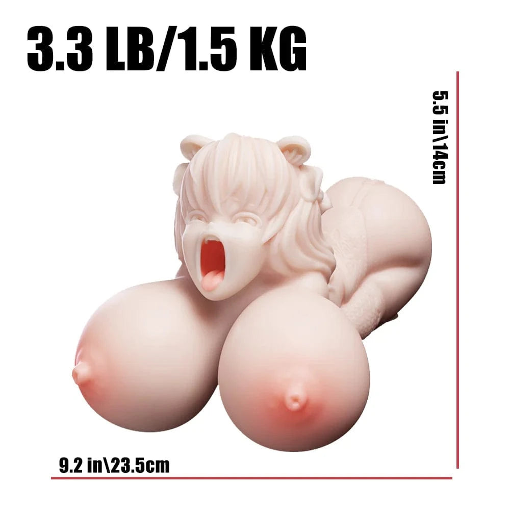 MRLSEXDOLL オナホフィギュア 1.0 Fiona フィオナ 鼠少女 貫通型 フェラホール 爆乳 14cm 1.5kg