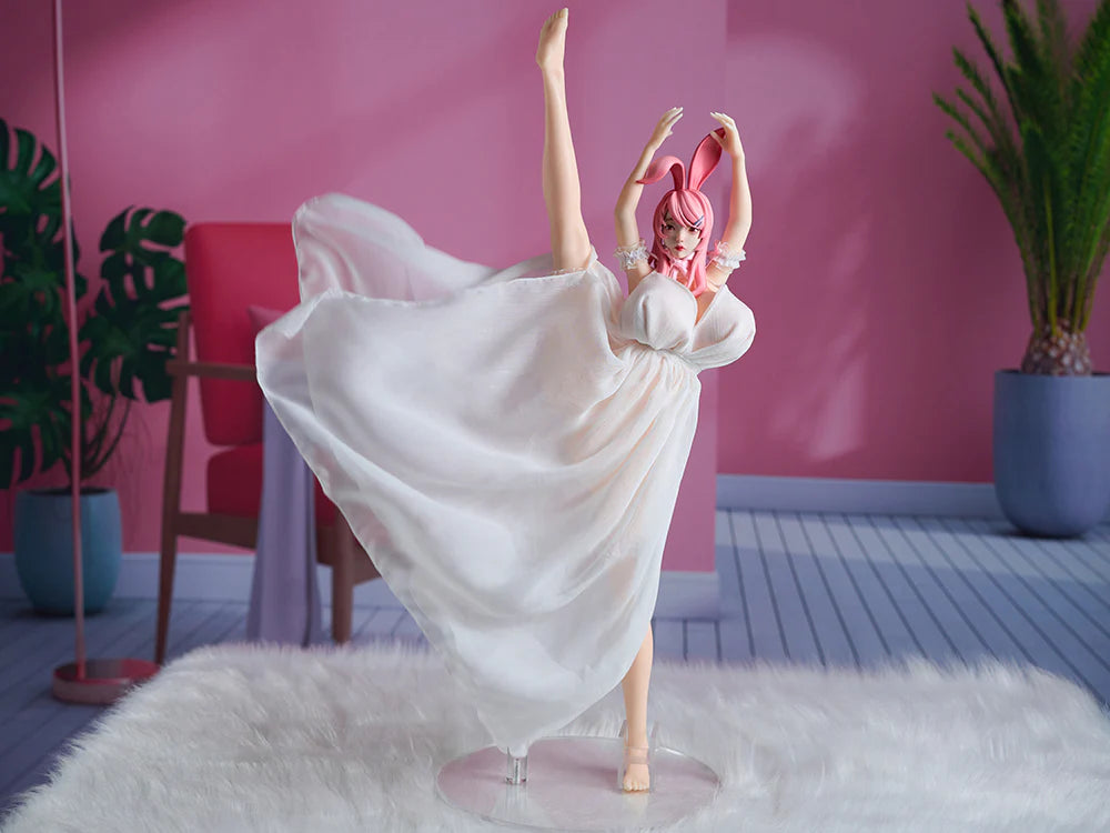 オナホフィギュア 2.0 Bunny バニー I字開脚くぱぁ 兎娘 爆乳 PVC/シリコン&ウィッグヘッド選択可 70cm 2.76kg