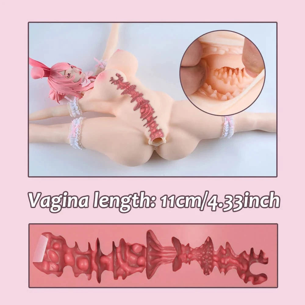 MRLSEXDOLL オナホフィギュア 2.0 Bunny バニー I字開脚くぱぁ 兎娘 爆乳 PVC/シリコン&ウィッグヘッド選択可 70cm 2.76kg