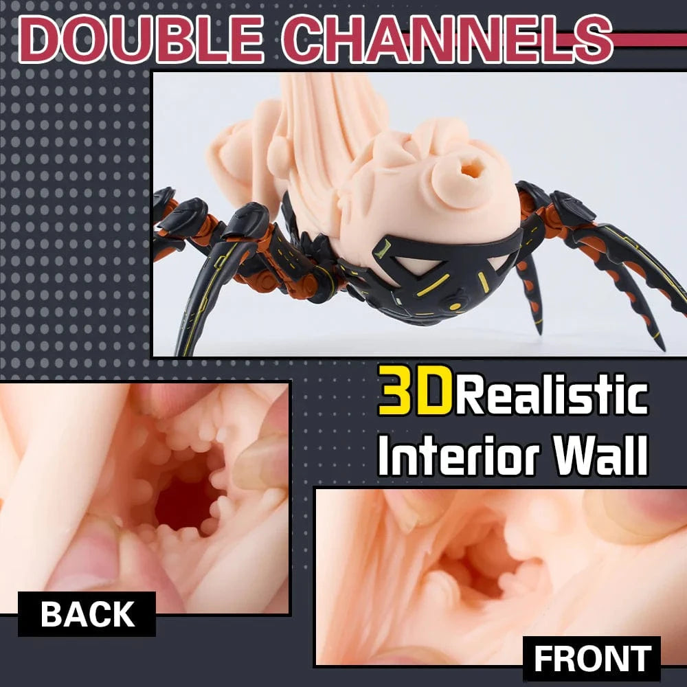 MRLSEXDOLL オナホフィギュア 2.0 Elise エリーゼ 蜘蛛女 脱着式メカ足 貫通型オナホール 21cm 2.3kg