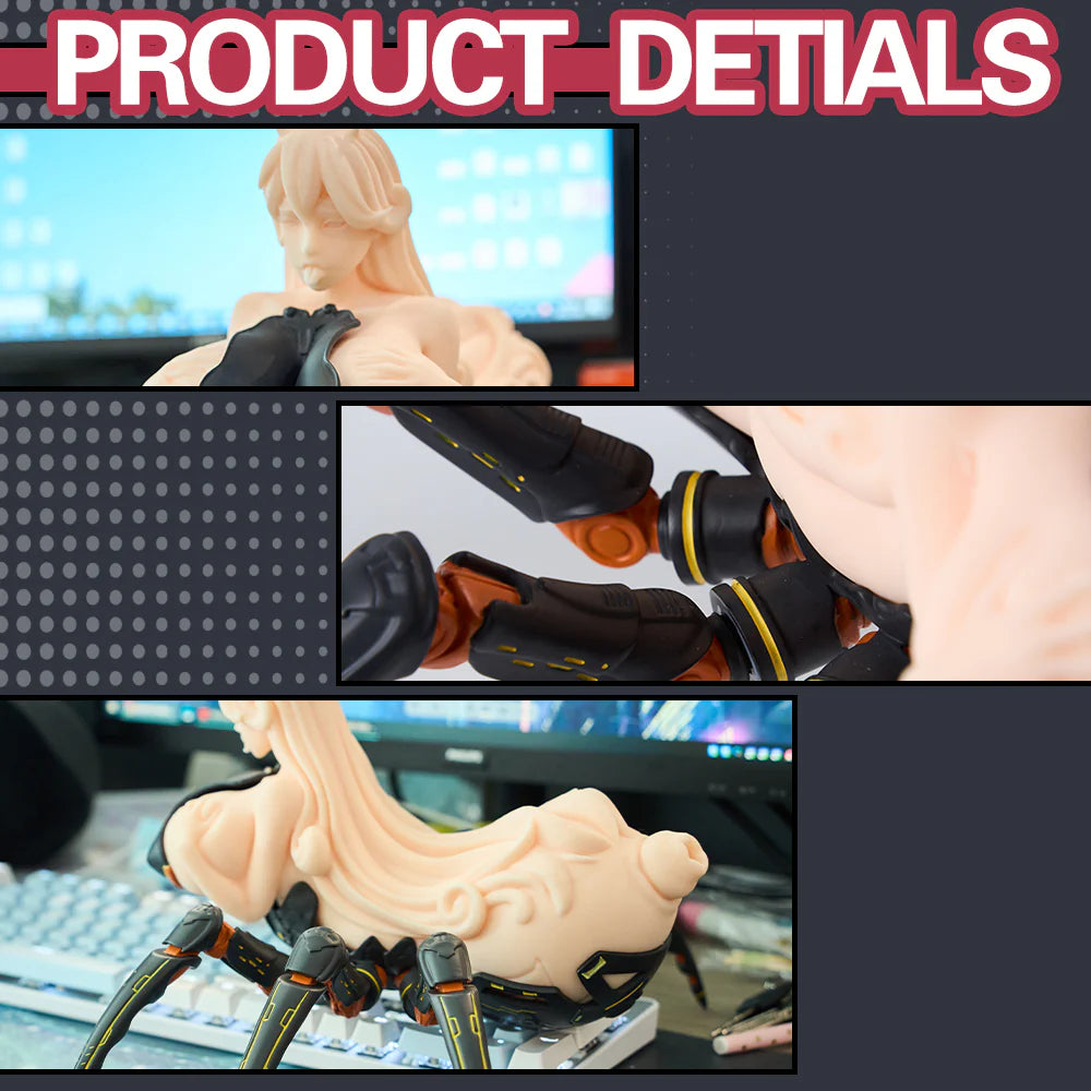 オナホフィギュア 2.0 Elise エリーゼ 蜘蛛女 脱着式メカ足 貫通型オナホール 21cm 2.3kg