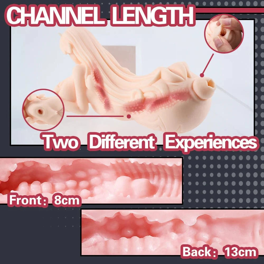 MRLSEXDOLL オナホフィギュア 2.0 Elise エリーゼ 蜘蛛女 脱着式メカ足 貫通型オナホール 21cm 2.3kg