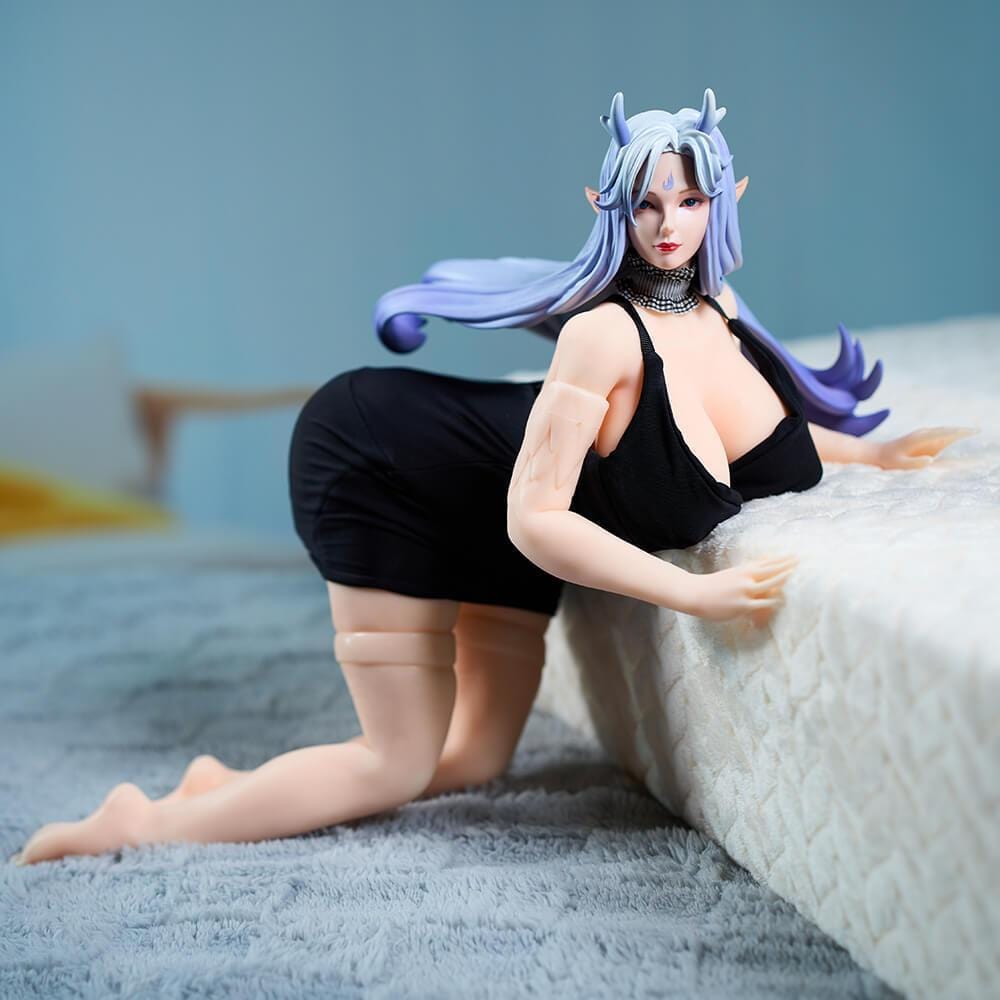 MRLSEXDOLL オナホフィギュア 2.0 Ling リン ドラゴンのお姫様 爆乳 PVC/シリコン&ウィッグヘッド選択可 30cm 3.4kg