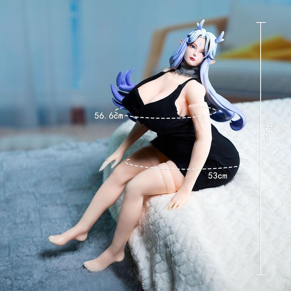 MRLSEXDOLL オナホフィギュア 2.0 Ling リン ドラゴンのお姫様 爆乳 PVC/シリコン&ウィッグヘッド選択可 30cm 3.4kg
