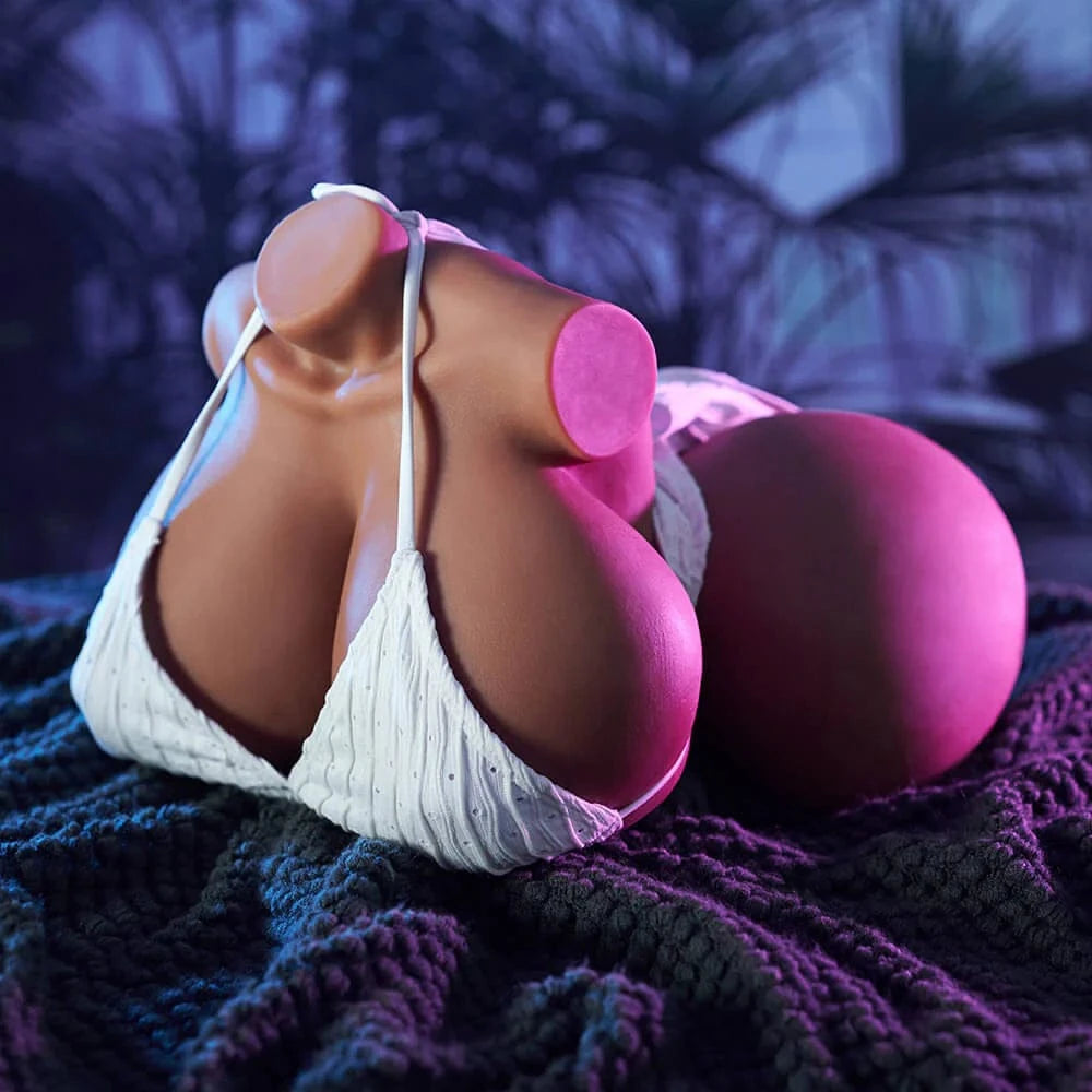 MRLSEXDOLL 爆乳トルソー Big Lucy ビッグ ルーシー 褐色肌 乳首・膣・アナル4穴挿入 褐色肌 40cm 10.9kg