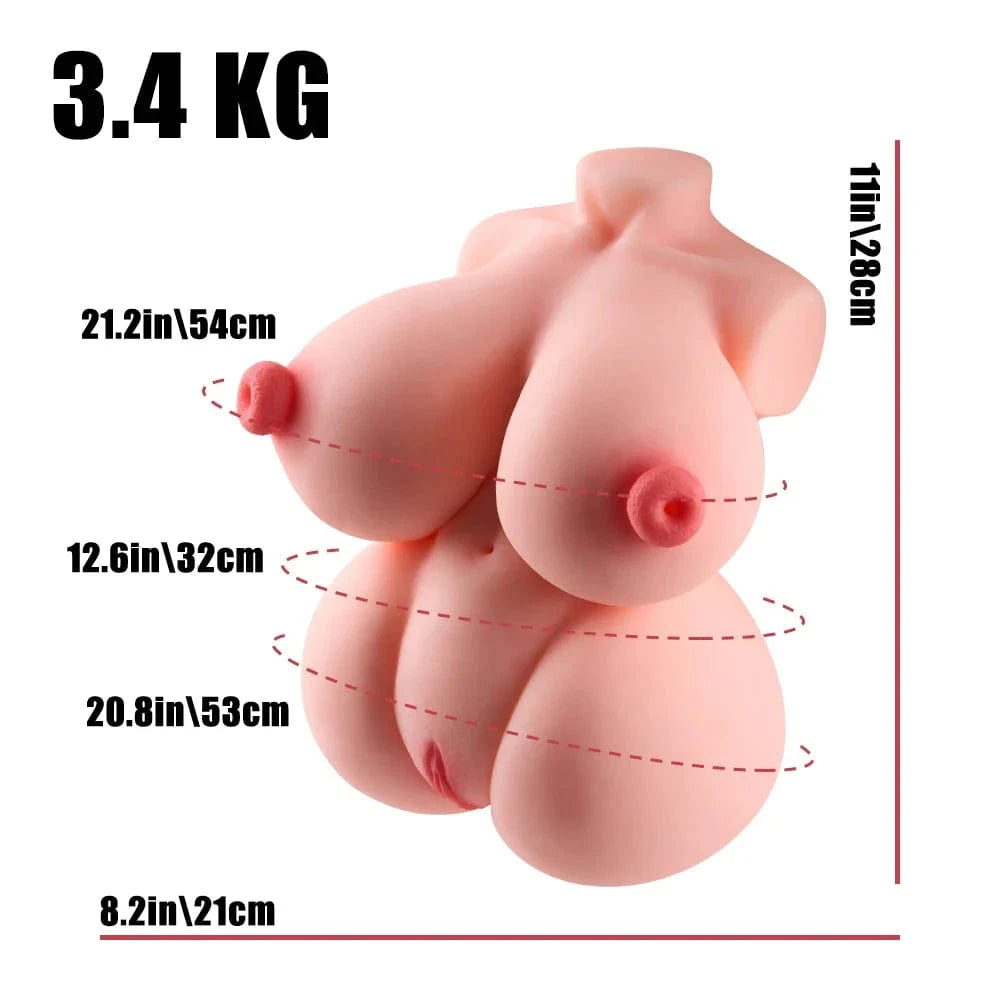 MRLSEXDOLL 爆乳トルソー Lucy ルーシー 乳首・膣・アナル4穴挿入可 28cm 3.4kg