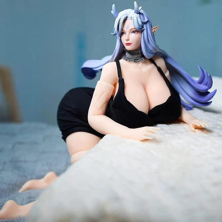 2.0 Ling リン ドラゴンのお姫様 爆乳オナホフィギュア PVC/シリコン&ウィッグヘッド選択可 30cm 3.4kg