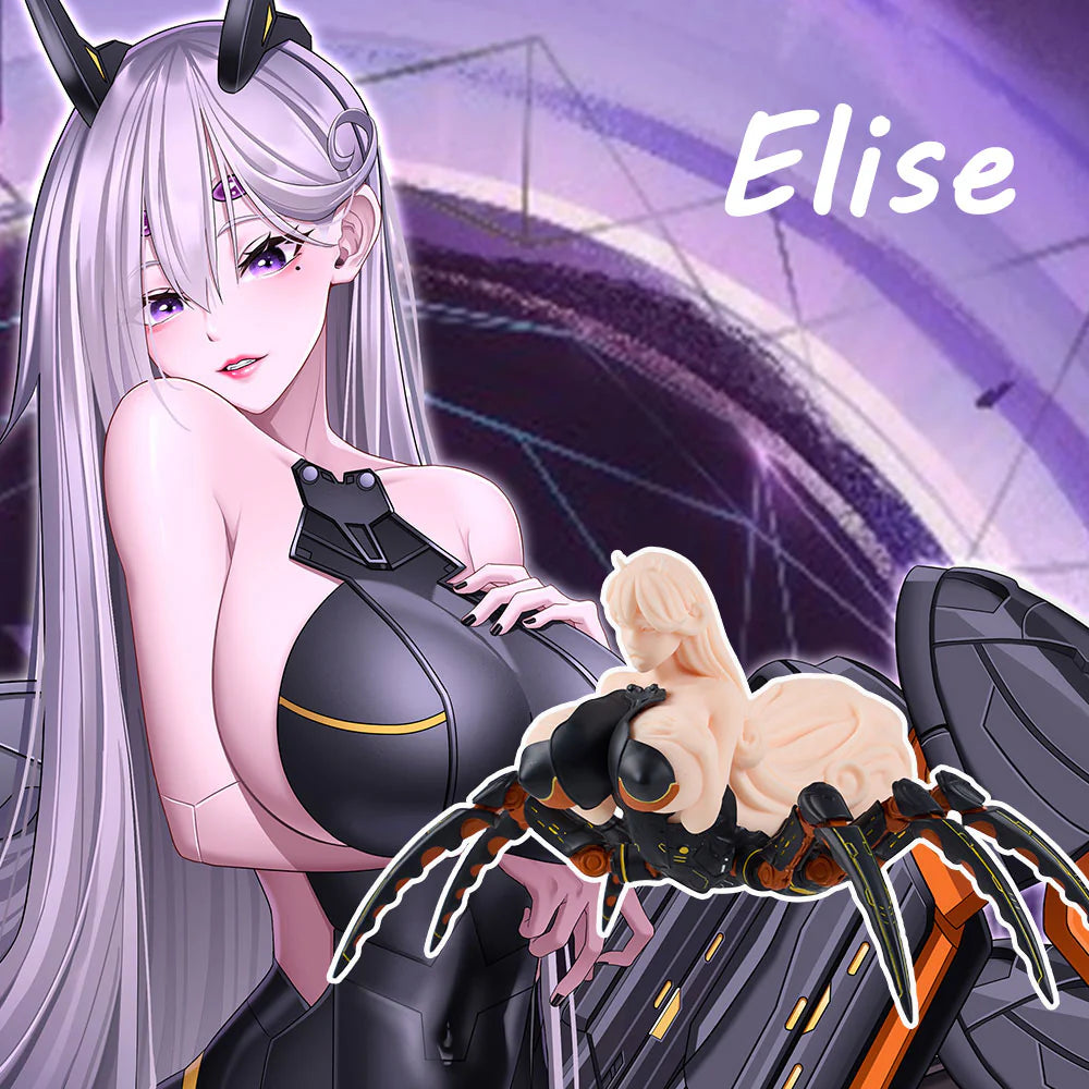2.0 Elise エリーゼ スパイダーガール 脱着式メカ足貫通型 オナホフィギュア 21cm 2.3kg