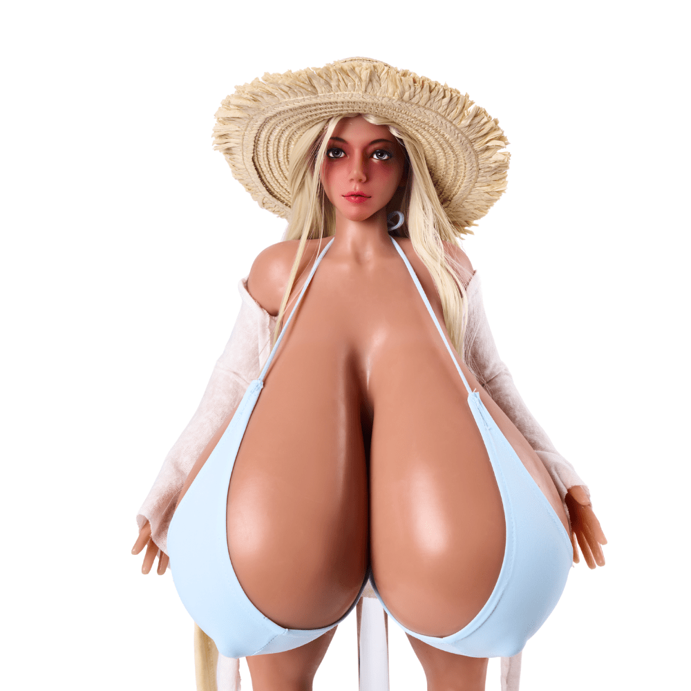 [クーポン NEW!15 で103,605円]  MadzisStacked マッズイズスタックト 爆乳インフルエンサー メガトン乳 褐色肌 [ボディ1] オナホフィギュア 60cm 6kg