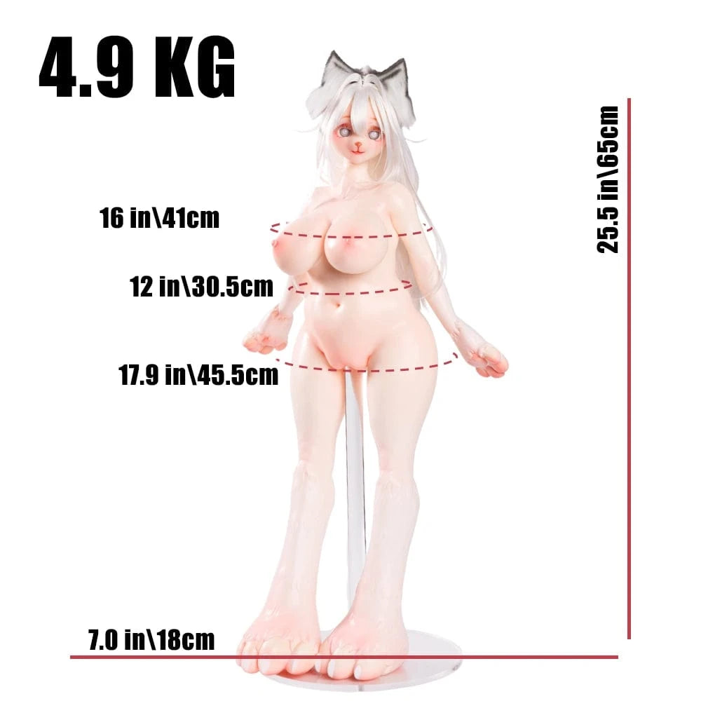 [クーポン NEW!15 で103,605円] 3.0 Nicole ニコル 猫ケモ ケモノ [ボディ9] オナホフィギュア 65cm 4.9kg