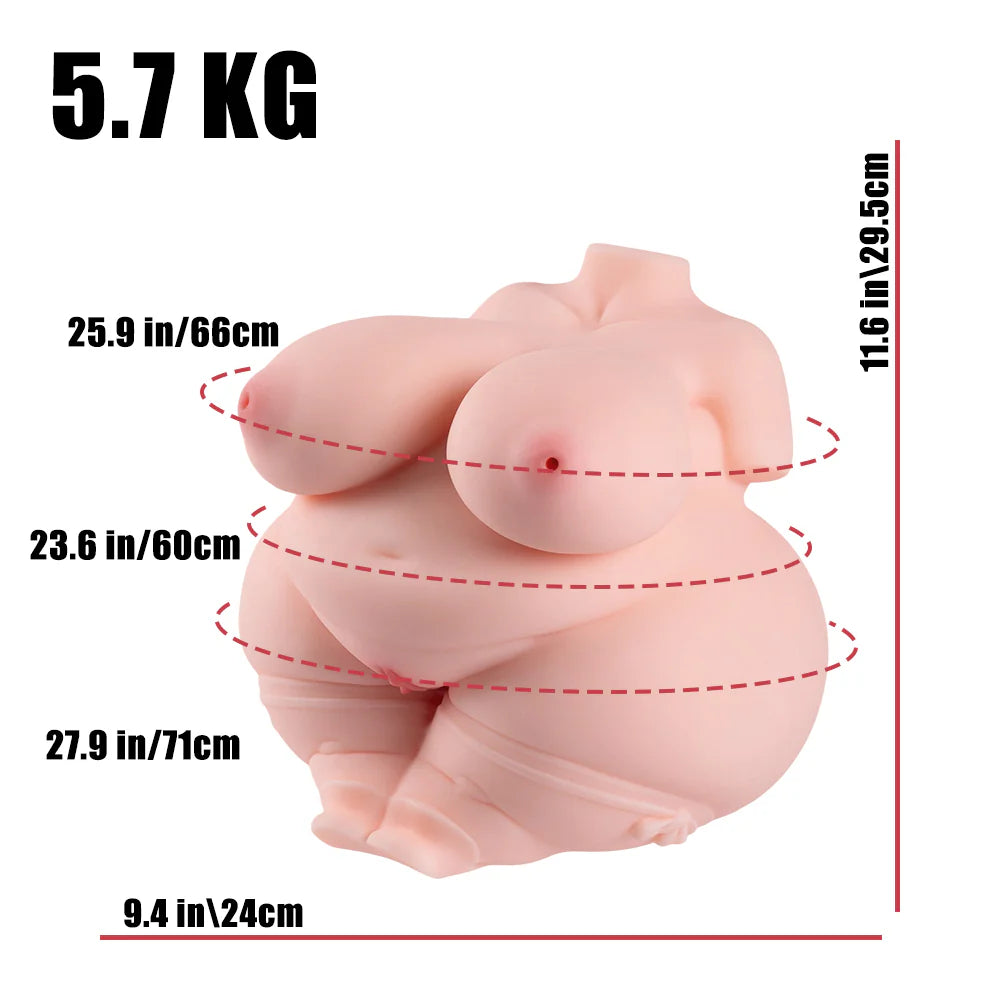 Betty ベティ 膣アナル乳首4穴 BBW ファンタジートルソー 29.5cm 5.7kg