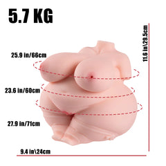 Betty ベティ 膣アナル乳首4穴 BBW ファンタジートルソー 29.5cm 5.7kg
