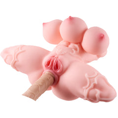Denvir デンビル 3乳房2膣1アナル3穴 ファンタジートルソー 30cm 4.5kg