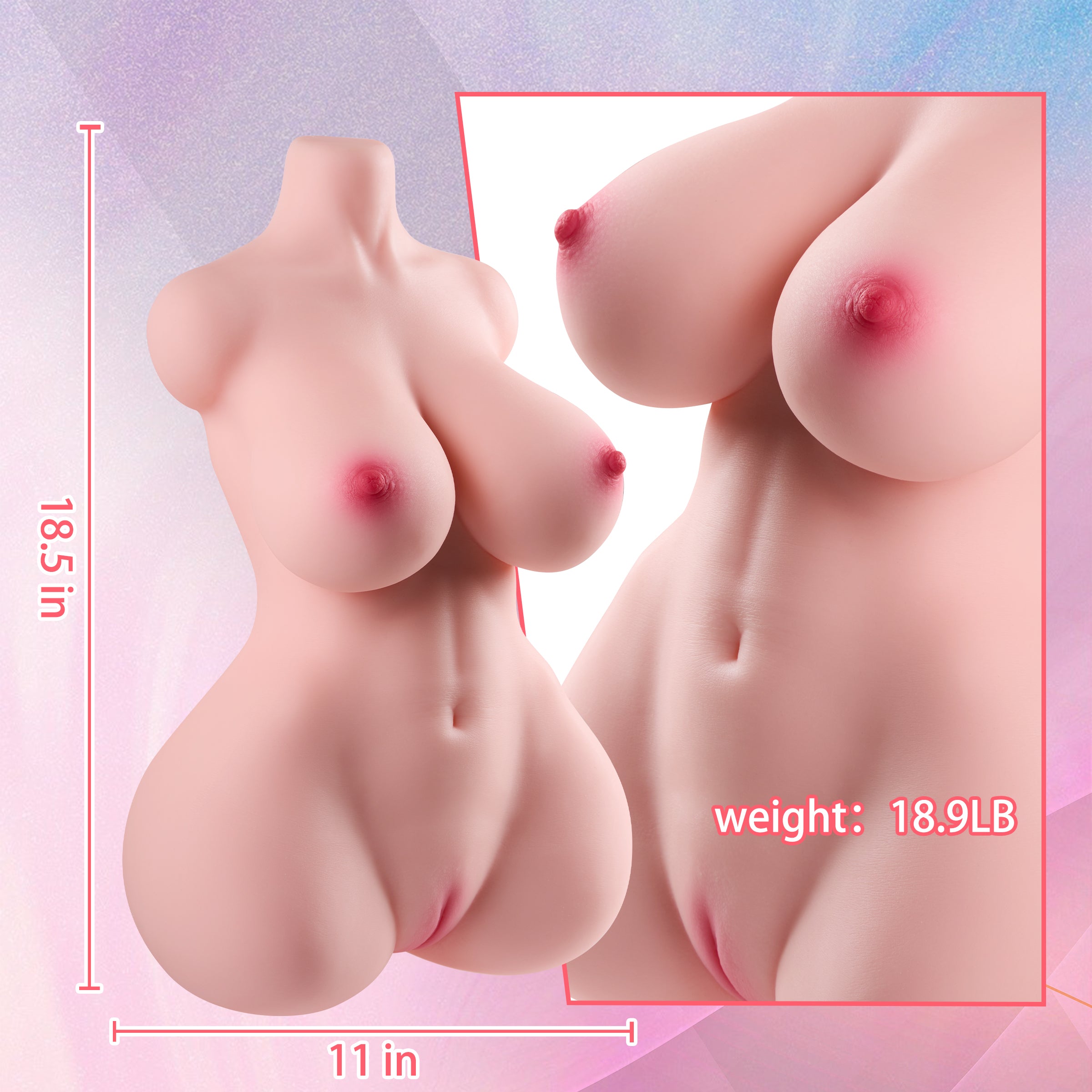 Eve イヴ 巨乳少女トルソー 47cm 8.98kg