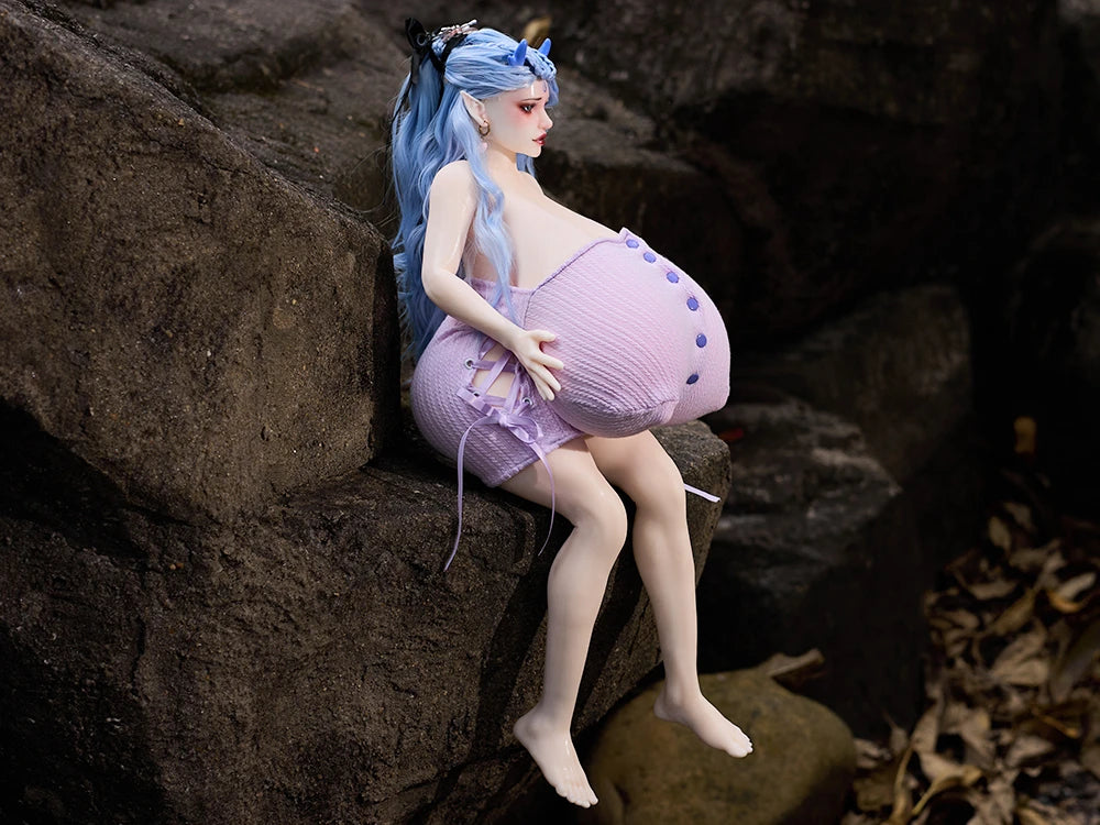 ボディ1 メガトン乳用 紫タイトワンピース