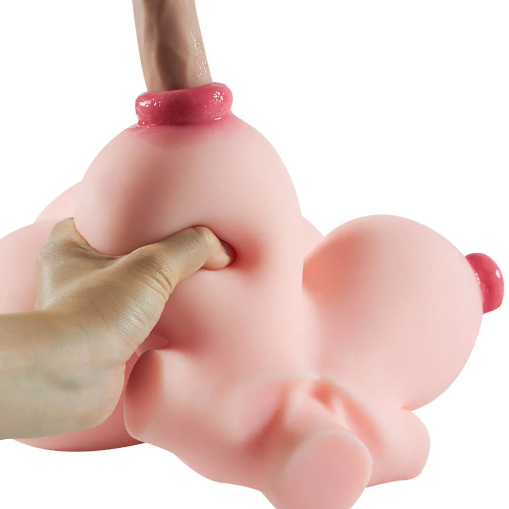 Lucy ルーシー ふたなり 乳首ペニス膣アナル挿入可能五穴式 ファンタジートルソー 28cm 5.1kg