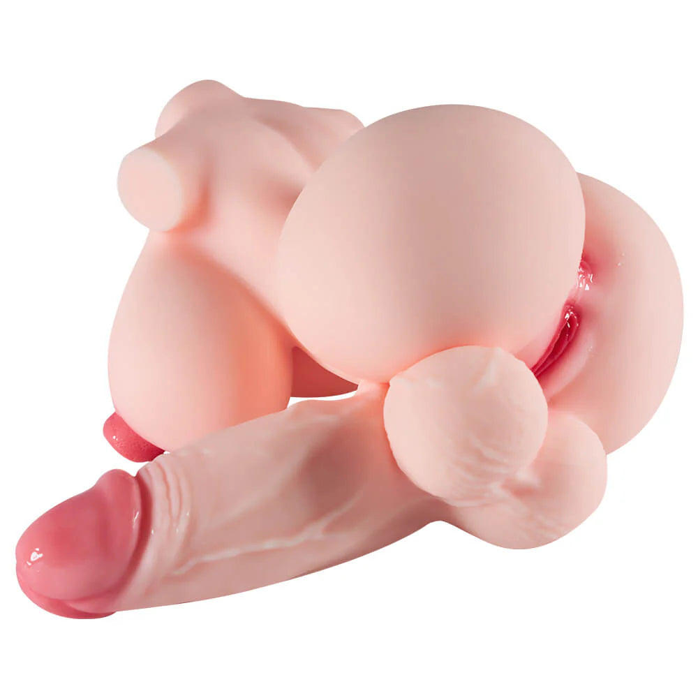 Lucy ルーシー ふたなり 乳首ペニス膣アナル挿入可能五穴式 ファンタジートルソー 28cm 5.1kg