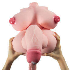 Lucy ルーシー ふたなり 乳首ペニス膣アナル挿入可能五穴式 ファンタジートルソー 28cm 5.1kg