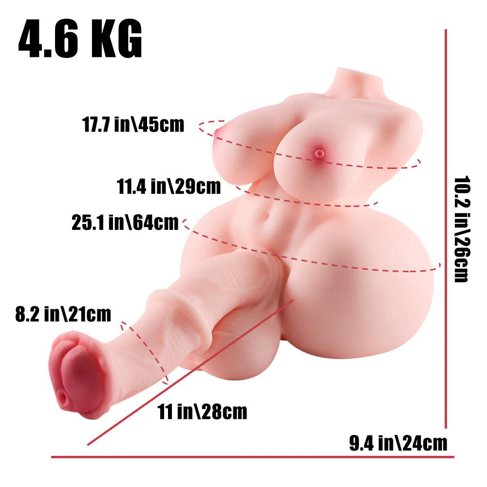 Megumi メグミ ふたなり 馬の巨根に挿入可 ファンタジートルソー 4.6kg