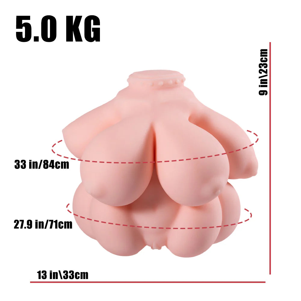 Ruth ルース 6乳房3膣穴1アナル ファンタジートルソー 23cm 5kg