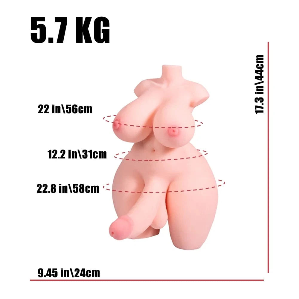 [クーポン NEW!15 で25,660円] Sinensian コラボ 長身 ふたなりトルソー 44cm 5.7kg
