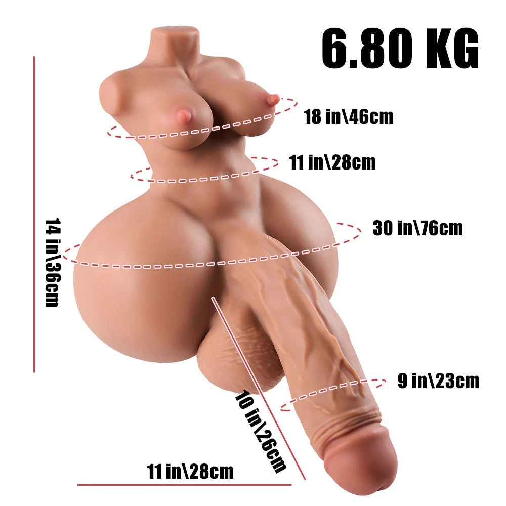Tori トリ Ver.2 ふたなりファンタジートルソー 36cm 6.8kg