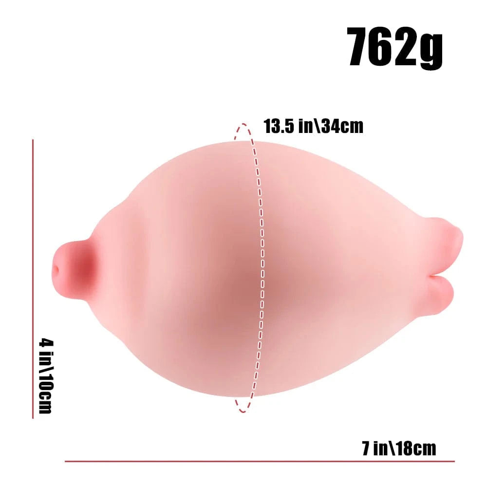 MRLSEXDOLL 口と乳首貫通 両側から挿入 貫通型オナホール 18cm 762g