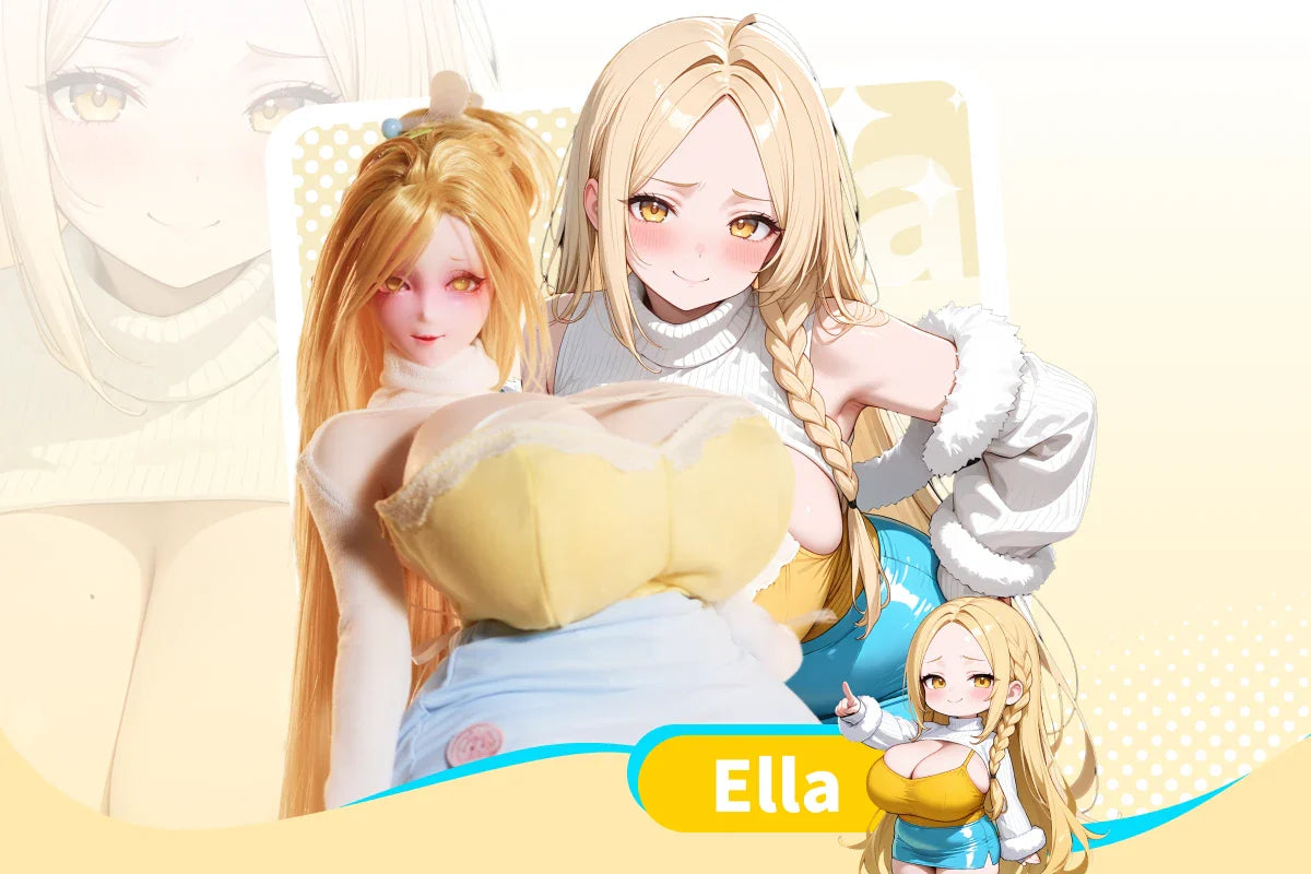 [クーポン NEW!15 で98,505円] 3.0 Ella エラ [ボディ4] 爆乳むちむち オナホフィギュア 66cm 5kg