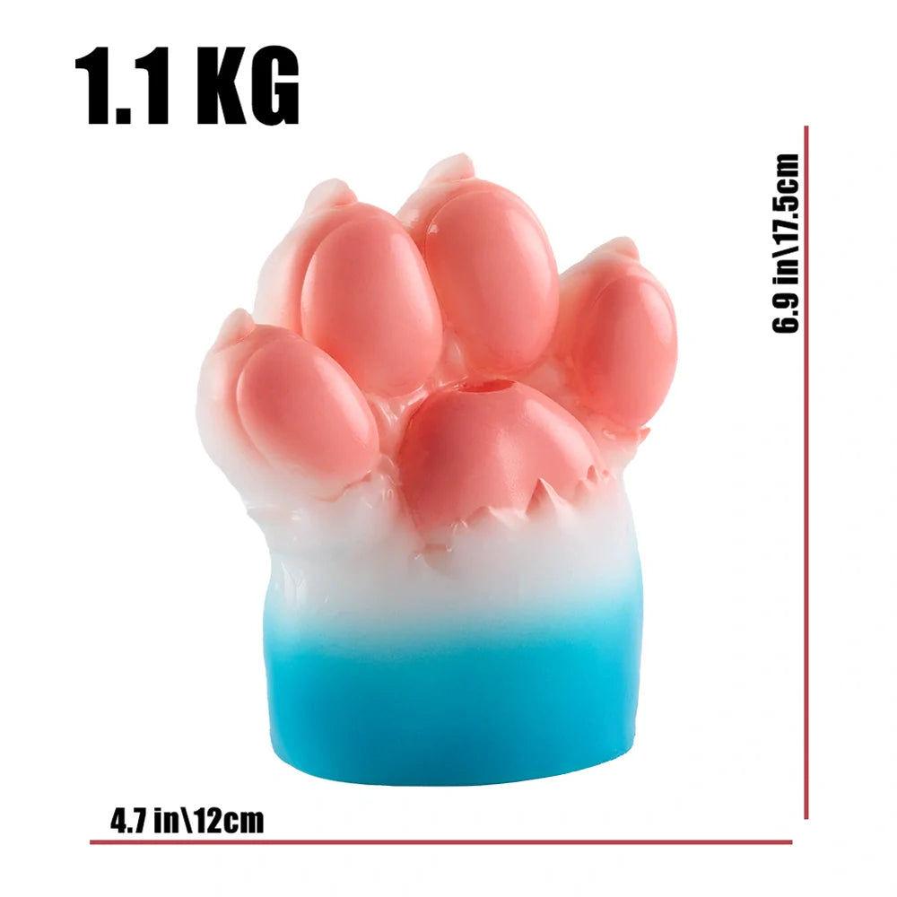 肉球 ケモノ オナホール ブルー ケモキャラの手 17.5cm 1.1kg / 足 15cm 0.9kg