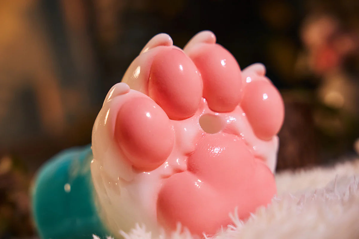 肉球 ケモノ オナホール ブルー ケモキャラの手 17.5cm 1.1kg / 足 15cm 0.9kg