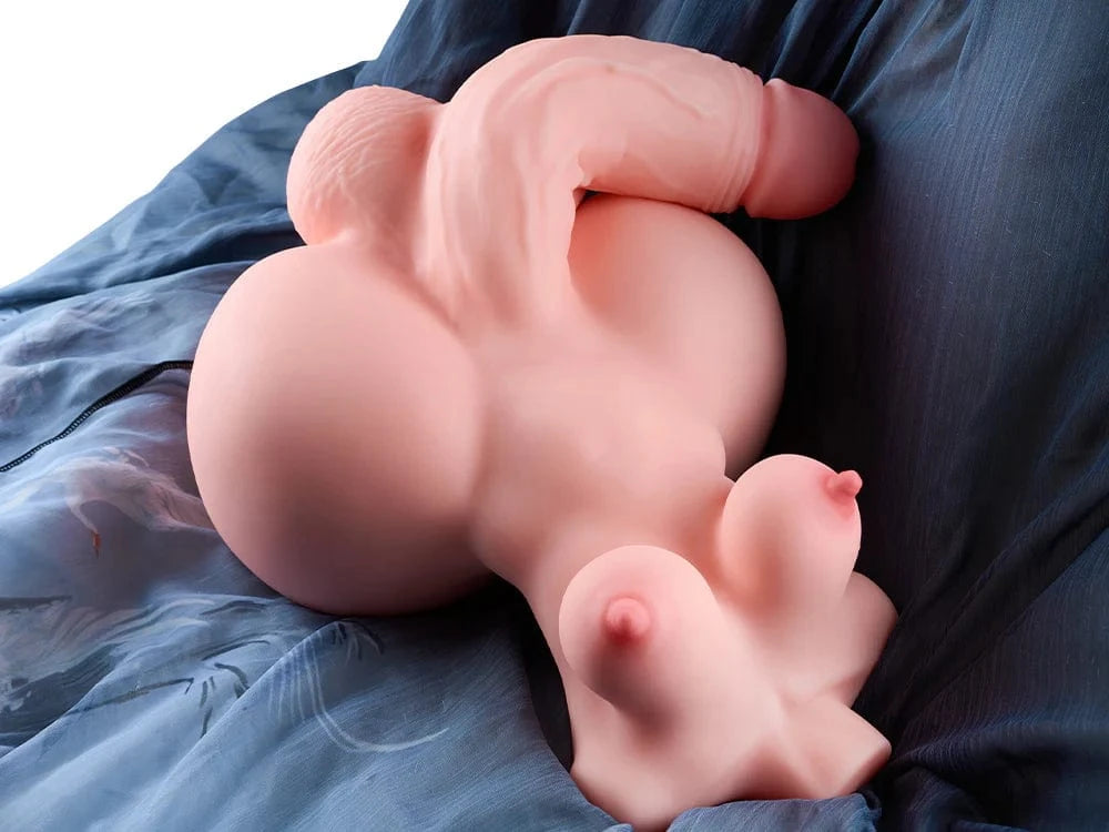 MRLSEXDOLL ふたなりトルソー Tori トリ Ver.2 ペニス・膣・アナル3穴挿入可 巨乳 褐色肌/肌色 選択可 36cm 6.8kg