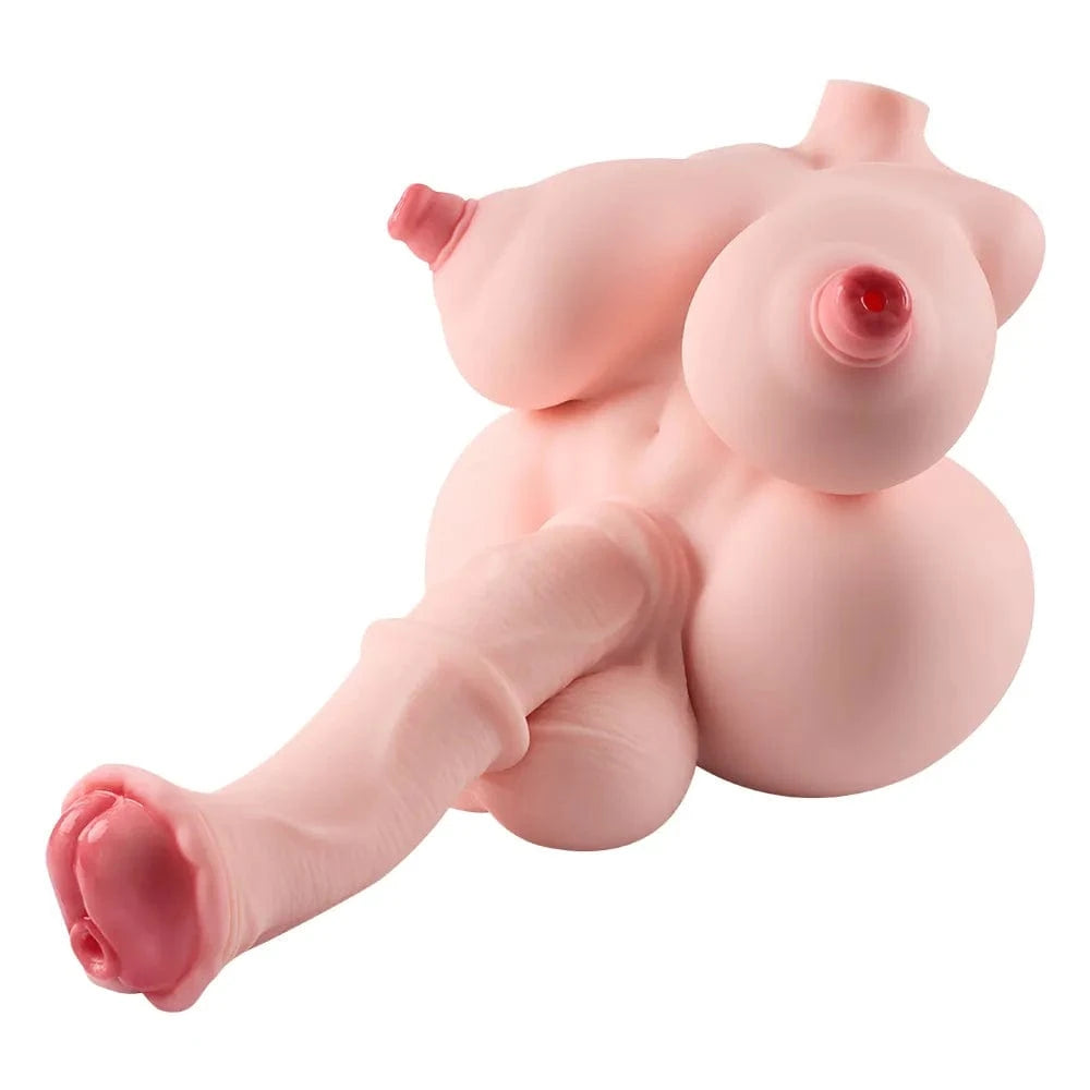 MRLSEXDOLL 馬ペニスふたなりトルソー Molly モリー 爆乳 デカ乳首・ペニス・膣・アナル5穴挿入可 44cm 17.1kg