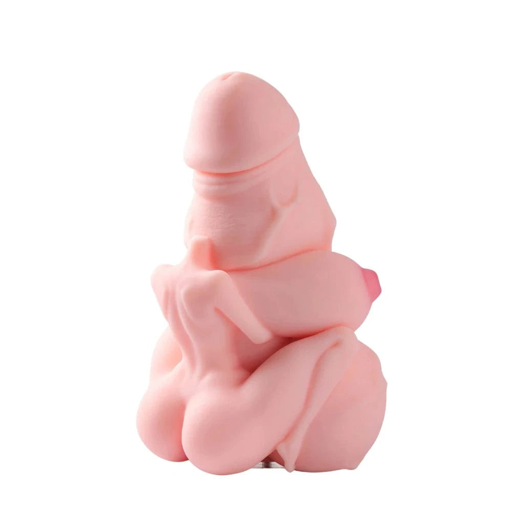 MRLSEXDOLL ヘンタイふたなりトルソー Arrow アロー 乳首・ペニス-玉袋裏貫通・膣・アナル・6穴挿入可 36cm 3.9kg