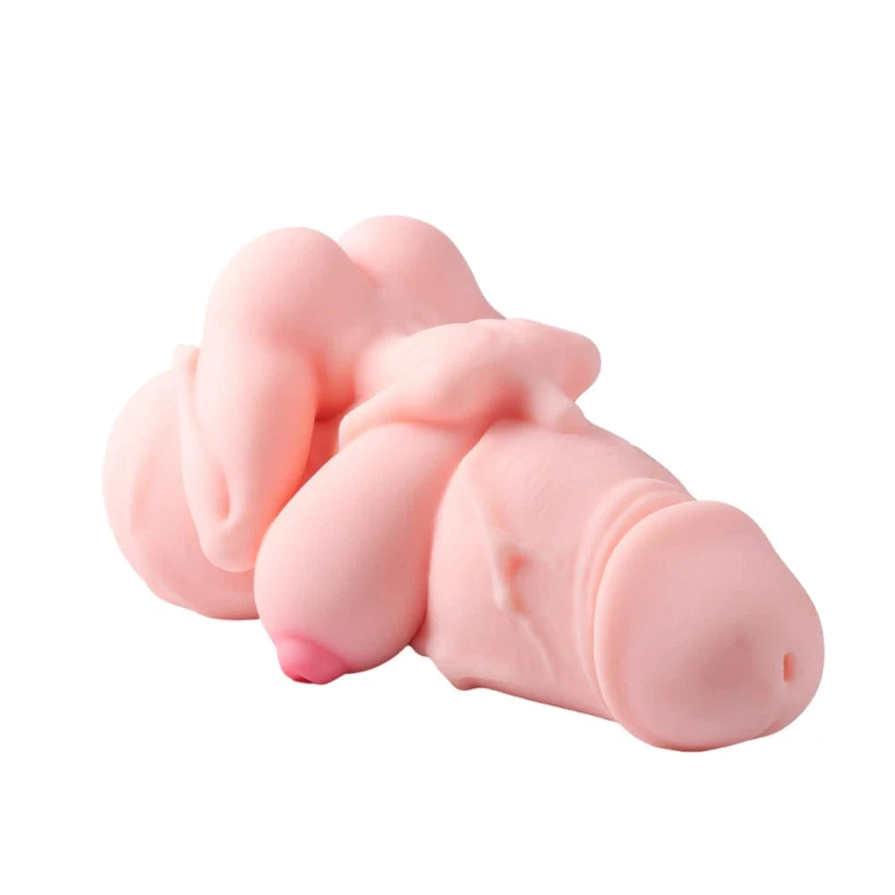 MRLSEXDOLL ヘンタイふたなりトルソー Arrow アロー 乳首・ペニス-玉袋裏貫通・膣・アナル・6穴挿入可 36cm 3.9kg