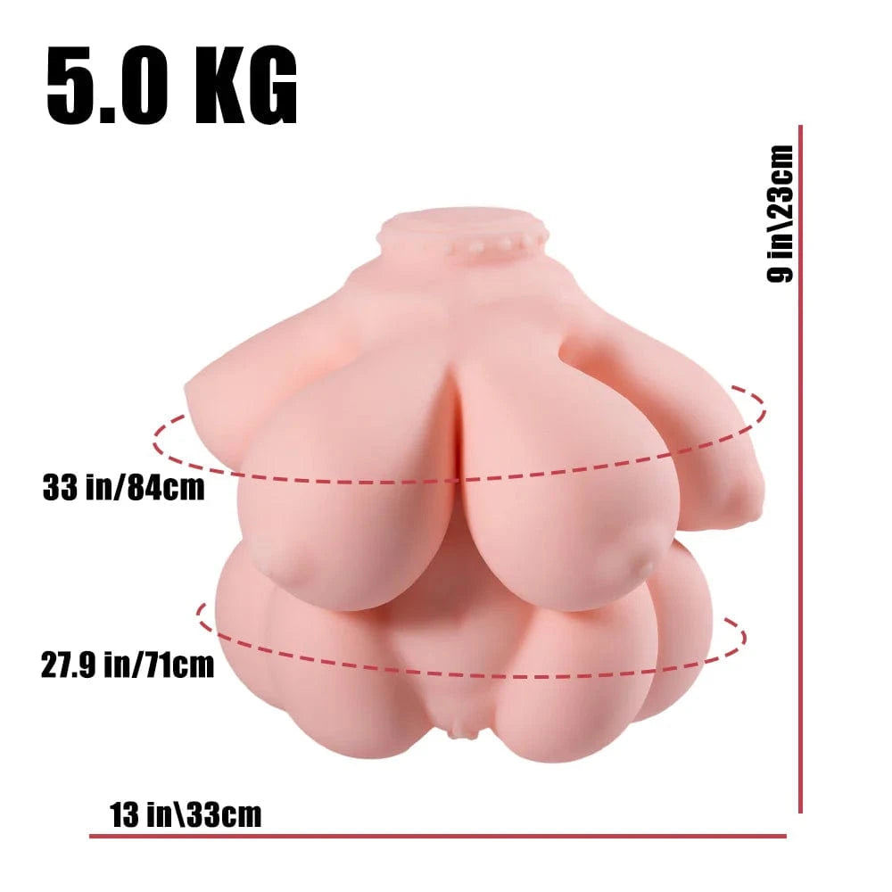 MRLSEXDOLL ヘンタイトルソー Ruth ルース 6乳房 3膣穴+1アナル4穴挿入可 23cm 5kg