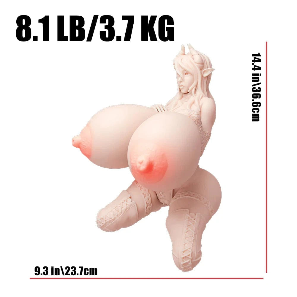 MRLSEXDOLL オナホフィギュア 1.0 Big Haliey ビッグ ヘイリー 牛娘 ロケット乳 36.6cm 3.7kg