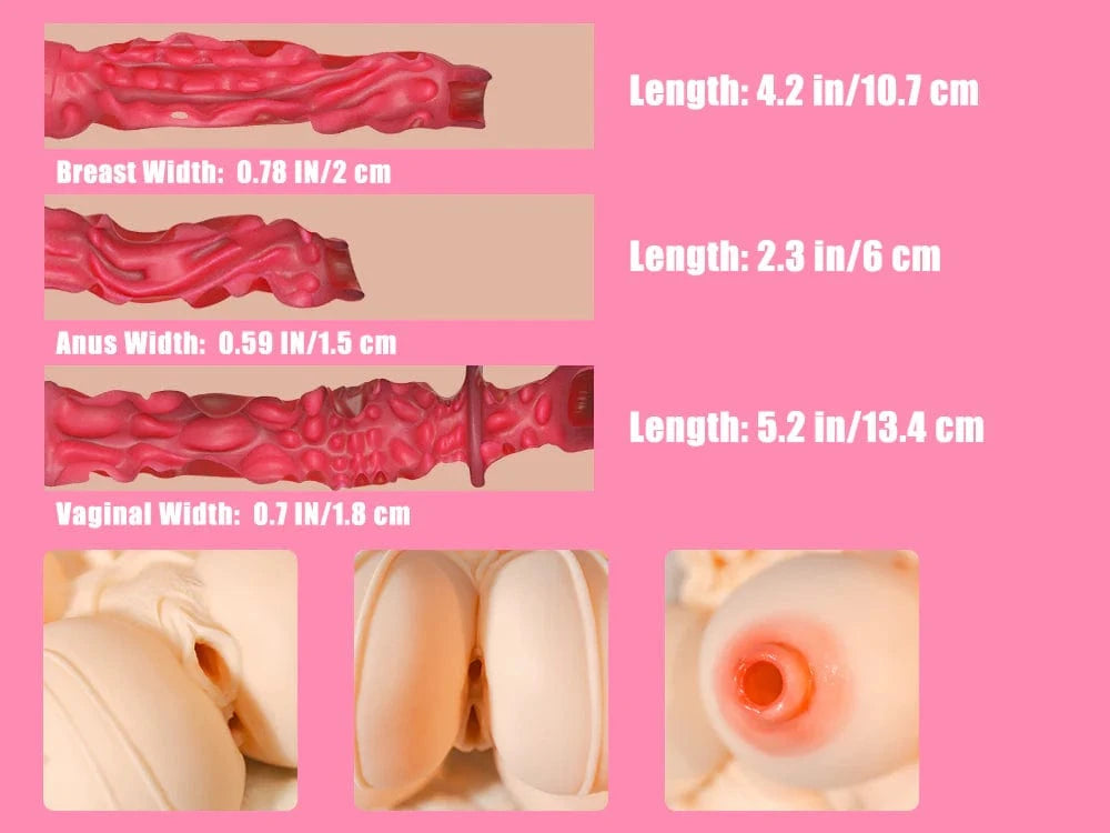 MRLSEXDOLL オナホフィギュア 1.0 Big Nomi ビッグ ノミ 乳首・膣・アナル4穴挿入可 豚娘 ロケット乳 30cm 5.4kg