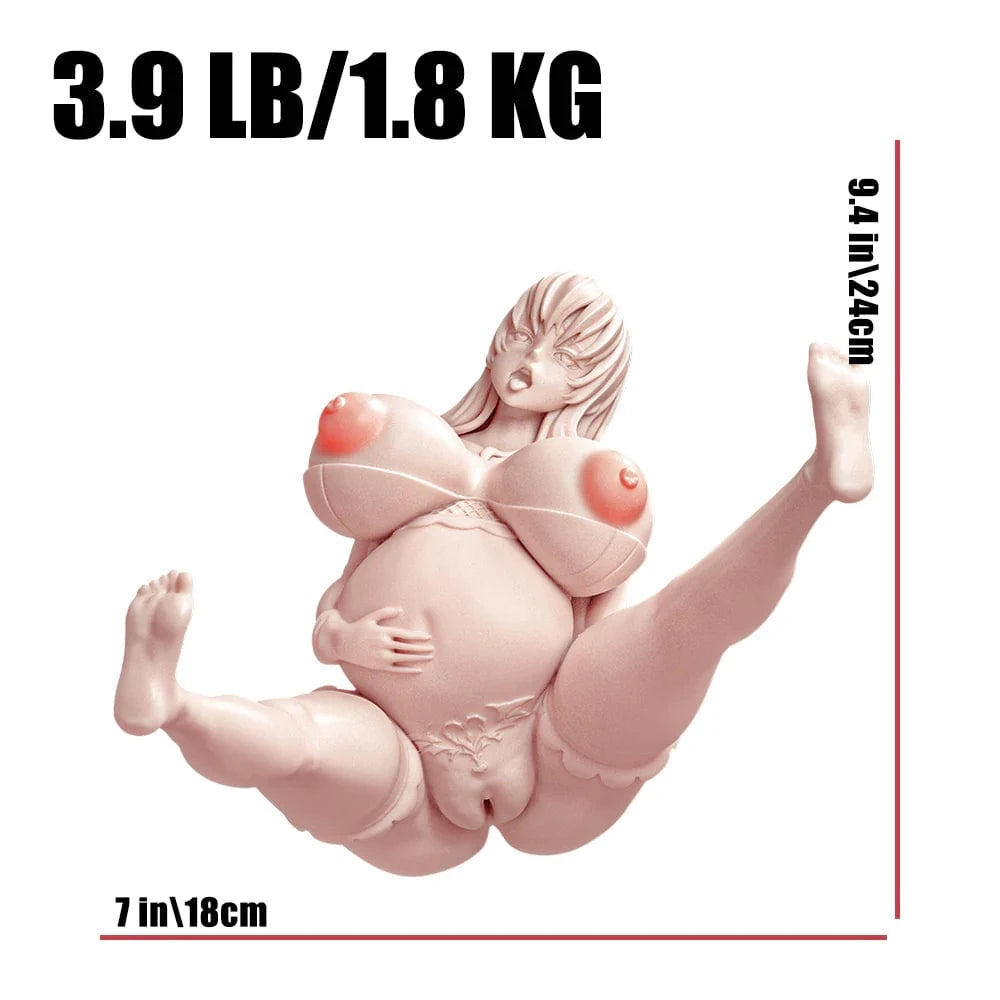 MRLSEXDOLL オナホフィギュア 1.0 Blanche ブランシュ アヘ顔 妊婦 BBW 爆乳 デカ乳輪 24cm 1.8kg